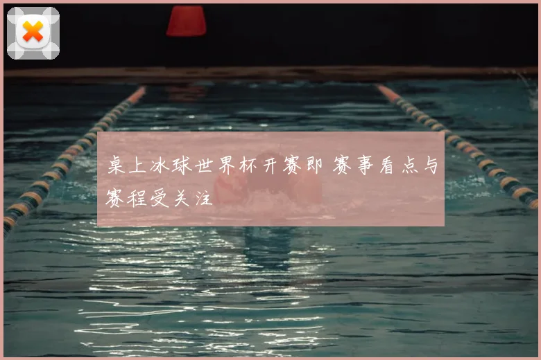 桌上冰球世界杯开赛即 赛事看点与赛程受关注