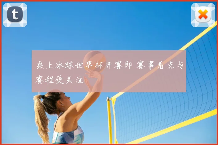 桌上冰球世界杯开赛即 赛事看点与赛程受关注
